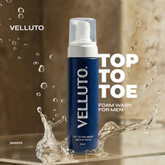 VELLUTO Foaming Top-to-Toe Wash 200ml | Hair, Face & Body (200ml)